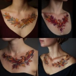 **chest tattoo on a women, tattoo of a phoenix bird made of leaves and feathers, leaves and feathers are fall colors --v 7.0** - <@966519024106217482> (fast)
-# Create, explore, and organize on [midjourney.com](<https://midjourney.com/imagine?from_discord=1>)