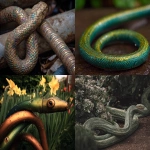 **garden hose snake --ar 5:4 --w 11 --v 7.0** - <@917419257179033640> (fast)
