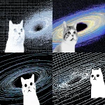 **Silly cat makes a silly face at accretion disk --ar 3:2 --profile fn9opxx u22owga 2z3eyk3 ro2ke7q y9a56jc --draft** - <@937851746712186921> (fast)