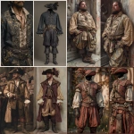 **medieval fat tuesday pirate outfit.** - <@442905496559812618> (fast)
