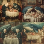 **vintage christmas dinner between vintage whales --s 750** - <@1278337234642276372> (fast)