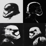 **a black and white silhouette of a storm troopers helmets side profile** - <@1103374014061232180> (fast)
-# Create, explore, and organize on [midjourney.com](<https://midjourney.com/imagine?from_discord=1>)