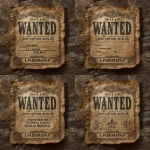 **medieval help wanted poster. "HELP WANTED" at the very top, and "ADVENTURERS REQUIRED" directly beneath that. Blank space in the center for private details. "PANDORAS HIDEAWAY" at the bottom. --s 750 --v 7.0** - Variations (Region) by <@337764771497508866> (turbo)