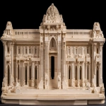 **a huge lego blocks building using Vijayanagara architecture --chaos 30 --ar 4:1 --v 6.1** - Image #4 <@1244868282906050617>