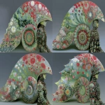 **ammonite amanita I'm a knight, I'm a knitter. --ar 3:2 --v 7.0 --stylize 150 --p cpwzgv3 jslpp5x qgxnj3w 6as21hr size94i** - Variations (Subtle) by <@1071135204846096475> (fast)