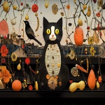 **<https://s.mj.run/5AbKvhD0Guc> a happy curious adorable parisian netsuke kitty cat exploring a crazy gold leaf nature jungle world of apple worm peanuts flowers birds cheddar cheese moth, tornadic scan lines by jack whitten --v 6.1 --p tn2xxqf --sref <https://s.mj.run/AruJD-ll-Ac> <https://s.mj.run/UYjfoh6TeLU> <https://s.mj.run/r8dknsmM5M0> <https://s.mj.run/5AbKvhD0Guc> --cref <https://s.mj.run/YLW5u05qWW0> --cw 22 --q 2 --ar 53:40 --iw .50** - Image #2 <@1059292469474373672>