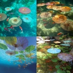 **lily pad parasols for koi fish underwater --s 50 --p z4f83u2 --v 7.0 --raw** - <@997245562065789039> (relaxed)
-# Create, explore, and organize on [midjourney.com](<https://midjourney.com/imagine?from_discord=1>)