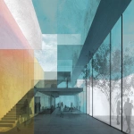 **graphic depiction of these two learning outcomes: Primary: #3 - Examine the impact of lighting and colour in relation to environmental impact, health, safety, wellbeing, and perception. Secondary: #4 - Analyze the appropriateness of daylighting and artificial lighting as an integral part of the design process and as it affects spatial quality. --ar 4:3** - Image #4 <@794327127260266516>