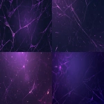**minimal flat illustration, faint glowing purple spiderweb over pure black background, some strands broken or frayed, eerie haunting vibe, simple and bold, mostly black with slight purple glow, loop animation friendly --niji 6 --ar 16:9** - <@257221362568003584> (relaxed)