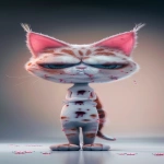 **Mangy cat with fleas figure --ar 3:7 --p f6gpn1a --v 6.0** - Image #1 <@974789918188535848>