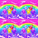 **Teletubbies. --p uktsbu8 --v 7.0 --s 50 --ar 2:3** - Variations (Region) by <@1052958752749387917> (relaxed)