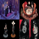 **Elvira and Ozzy Osbourne as a Prince of Darkness in isometric --ar 16:9 --c 15** - <@1115283963750125599> (relaxed)