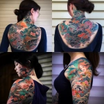 **JAPANESE GEISHA with colorful FULL BODY coral reef TATTOO --v 5.0** - <@1014981691850371152> (fast)