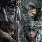 **a female character, a dwarven man, gray skin, matted hair, charcoal tribal paint, intense eyes, in the style of an oil painting, high fantasy setting, winter attire,** - <@292486228132233216> (fast)
-# Create, explore, and organize on [midjourney.com](<https://midjourney.com/imagine?from_discord=1>)