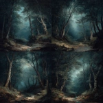 **A OLD PAINTING OF A DARK WOODS** - Variations (Strong) by <@1112923943502880769> (fast)