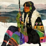 **Warrior witch thundersnowpunk with long braids and stylized warrior witch’s hat and cat companion in the snow --sref 1999999999 1999999991 416557976 2252558232 698008135 1078492728 2187294478 217414415 416417418 7337 80085 696969 47 73 97 100 --sv 4 --niji 6 --p grjlt42 --raw** - Image #3 <@948741381743083580>