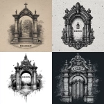 **a tattoo stencil, of a cemetery gate arch, with the word DISCERN within its ornamental structure** - <@376196082390138880> (fast)
-# Create, explore, and organize on [midjourney.com](<https://midjourney.com/imagine?from_discord=1>)