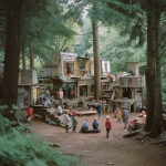 **radical socialist activist children free play outdoors in fully automated luxury communist wilderness school --v 7.0** - Upscaled by <@734562534711099513> (fast)