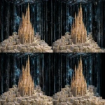**A castle with stacks of dollar bills made of crystal gold, the background is a digital world. --ar 2:1** - Pan Right by <@1029252550395969647> (fast)
-# Create, explore, and organize on [midjourney.com](<https://midjourney.com/imagine?from_discord=1>)