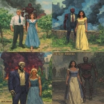 **"Smoke and Mirrors" , romance robot novel cover art, --s 700 --ar 17:22 --v 7.0 --p iqtonjl** - <@454052210859573268> (fast)