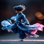 **handsome, young chinese man , wearing a blue and white soft, flowing Hanfu style robe chaos, in a full body, flying in the air pose --ar 18:25 --p f6gpn1a --v 7.0** - Image #3 <@1064451214823129168>