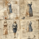 **Cosmography fashion design sketch pareidolia Polaroid --sref 1482770051 --ar 4:5** - <@948741381743083580> (relaxed)
