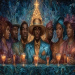 **Ernie Barnes art at Christmas, 8k, --chaos 99 --ar 8:5 --exp 50 --stylize 750 --v 7.0** - Image #3 <@843177938186797076>