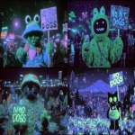 **Modern day prophetic irispunk, cute kitten in crochet strawberry outfit holding sign that says "no dogs", Portland Oregon city in the background --ar 3:2 --sref 1793609594 --p ne2iv4e** - Remix (Strong) by <@937851746712186921> (relaxed)
-# Create, explore, and organize on [midjourney.com](<https://midjourney.com/imagine?from_discord=1>)