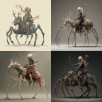 **elf centaur with spider's legs.** - <@442905496559812618> (fast)