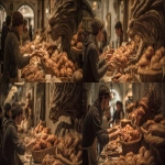 **<https://s.mj.run/52NbkCRsenY> viennoiserie weird encounter --ar 16:9 --v 7.0 --raw** - Variations (Strong) by <@1071135204846096475> (fast)