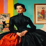 **diplodocustomized couture hypnagogic maximalism physicsbased paper collage, in the style of suburban flat shading, simplified figures, purple rainbow, studyplace, expert draftsmanship, sculpture, oil pencil sketch --ar 4:5 --p o4l8lp8 djcuvnt** - Image #3 <@948741381743083580>