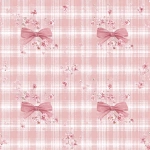**seamless pattern, pastel pink ribbon bows at the corners of a soft pink gingham plaid grid, each square filled with tiny pink and white vintage florals, delicate and feminine, shabby chic style, seamless repeat, no text --tile** - Image #3 <@437878260013989888>