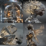 **where art meets technology--detailed--surreal --chaos 70 --ar 2:3 --v 7.0 --stylize 900 --profile ea1p51r --sref <https://s.mj.run/SX5g2AlIBLk> --raw** - <@1002119060680609803> (fast)