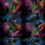 **incredibly beautiful, inherently tragic, an unmitigated disaster of epic proportions. ultra hdr 4k macro photography --ar 16:9 --profile 4j257mn --v 7.0** - Variations (Subtle) by <@268531636767948802> (fast)
