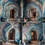 **belle epoque geode interiors --v 7.0 --p w6x4hfv --s 50** - Variations (Strong) by <@997245562065789039> (relaxed)