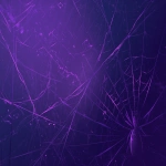 **minimal flat illustration, faint glowing purple spiderweb barely visible in the blackness, shadowy black spider crawling in the corner, eerie and mysterious vibe, mostly black with slight purple glow, clean minimal composition, loop animation friendly --niji 6 --ar 16:9** - Image #4 <@257221362568003584>
