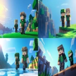 **one minecraft character is standing on only one block, one block challenge the whole rest is background in bright blue and empty, clean --cref <https://s.mj.run/qaHcA6UT4l4> --ar 16:9 --v 6.1** - <@1078550585051205643> (fast)
-# Create, explore, and organize on [midjourney.com](<https://midjourney.com/imagine?from_discord=1>)