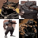 **Streetwear graphic, Black pitbull biting brick , very muscular, character portrait, screenpaint art style, --ar 9:16 --raw --niji 7** - <@1152402783652294757> (fast)