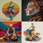 **continental drift fashion design sketch colorful pareidolia photograph --ar 4:5** - <@948741381743083580> (fast)