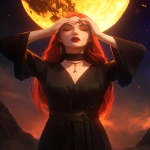 **Fashion, very minimally inspired by lunar eclipse --sref 22 --ar 4:5 --niji 6** - Image #1 <@948741381743083580>
