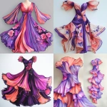 **rafflesia dress design, use only purple pink magenta and coral colours, free flowing voluminous fabric,soft as silk, high detail --no blur** - <@408388445937860610> (relaxed)
-# Create, explore, and organize on [midjourney.com](<https://midjourney.com/imagine?from_discord=1>)