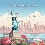 **coloring book cover drawing New York, in the style of mixes realistic and fantastical elements, dreamlike illustrations, bloomcore, tasteful use of negative space, no text, sketchfab, adventurecore, magic realism --ar 83:107 --v 5.2** - Image #3 <@1144501518293282817>