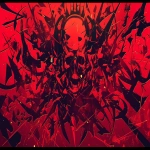 **comic book Cel-shaded anime style with bold clean linework, chaotic hand-drawn graffiti doodles covering the entire canvas, dense overlapping scribbles, arrows, crowns, faces, chaotic tags and symbols, high-energy sketch style, glowing red spray-paint strokes against deep black background, heavy contrast, messy street-art vibe, all elements strictly in red tones, ultra-stylized and bold --ar 16:9 --niji 6** - Image #2 <@257221362568003584>