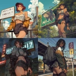 **megafauna billboard with text "NIJI 7 WHEN?" --niji 6 --p 58wwuzc** - <@538878031226470440> (fast)