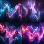 **Abstract cosmic fog interweaving with nebula gases, bioluminescent data particles suspended in deep space void, dark purple black atmosphere with electric cyan and magenta accents, ethereal mist tendrils, cinematic atmosphere, center composition with negative space --ar 19:10 --v 6.1 --s 250 --c 20** - <@342522367383306242> (fast)
-# Create, explore, and organize on [midjourney.com](<https://midjourney.com/imagine?from_discord=1>)