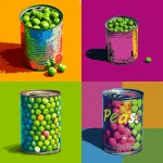 **can of peas in the style of Andy Warhol** - <@852930167982784553> (fast)