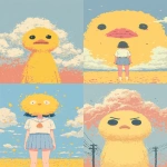 **sometimes, in front of Giant orange Cirrocumulus duck in nightmare, I like to sniff my armpits, they're the best armpits, and the smell, the smell is like durian fruit, the greatest and best durian fruit in the universe, I should know, my brain big, a big galaxy brain think lots, digital Surrealism --ar 41:71 --raw --sref 32 --stylize 1000 --p 9uhxc6m --v 7.0** - <@834468597551333468> (relaxed)
-# Create, explore, and organize on [midjourney.com](<https://midjourney.com/imagine?from_discord=1>)