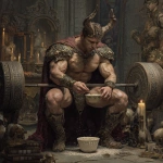 **the swole prince of darkness doing heavy squats and eating oats --p qc74f2d** - Image #1 <@538878031226470440>