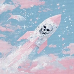 **☠️🚀👾💫🌟🌌🌠 --sref 6035664444 --sw 1000 --exp 100 --stylize 1000 --ar 4:5 --q 4** - Image #2 <@948741381743083580>