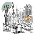 **panopticon ; in style of mechanical pencil sketch with cross hatching lines withough contour lines, pecil stokes --no contour lines, anime, manga, colors --ar 16:9 --raw --sref 3717171728 --v 7.0** - Image #1 <@1135636698060038216>